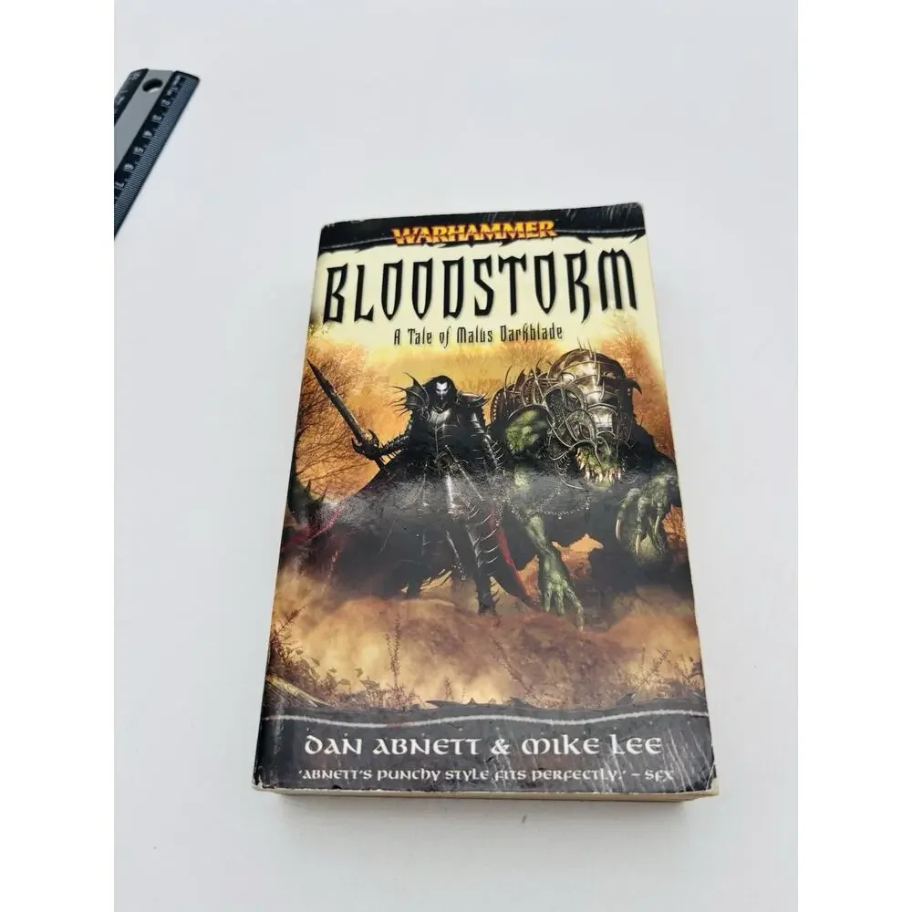 1st Ed BLOODSTORM A TALE OF MALUS DARKBLADE Dan Abnett & Mike Lee WARHAMMER 40K
